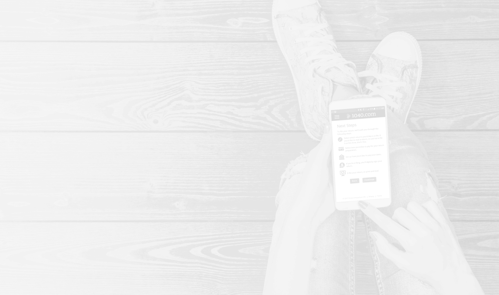 1040.com Legs on a Phone